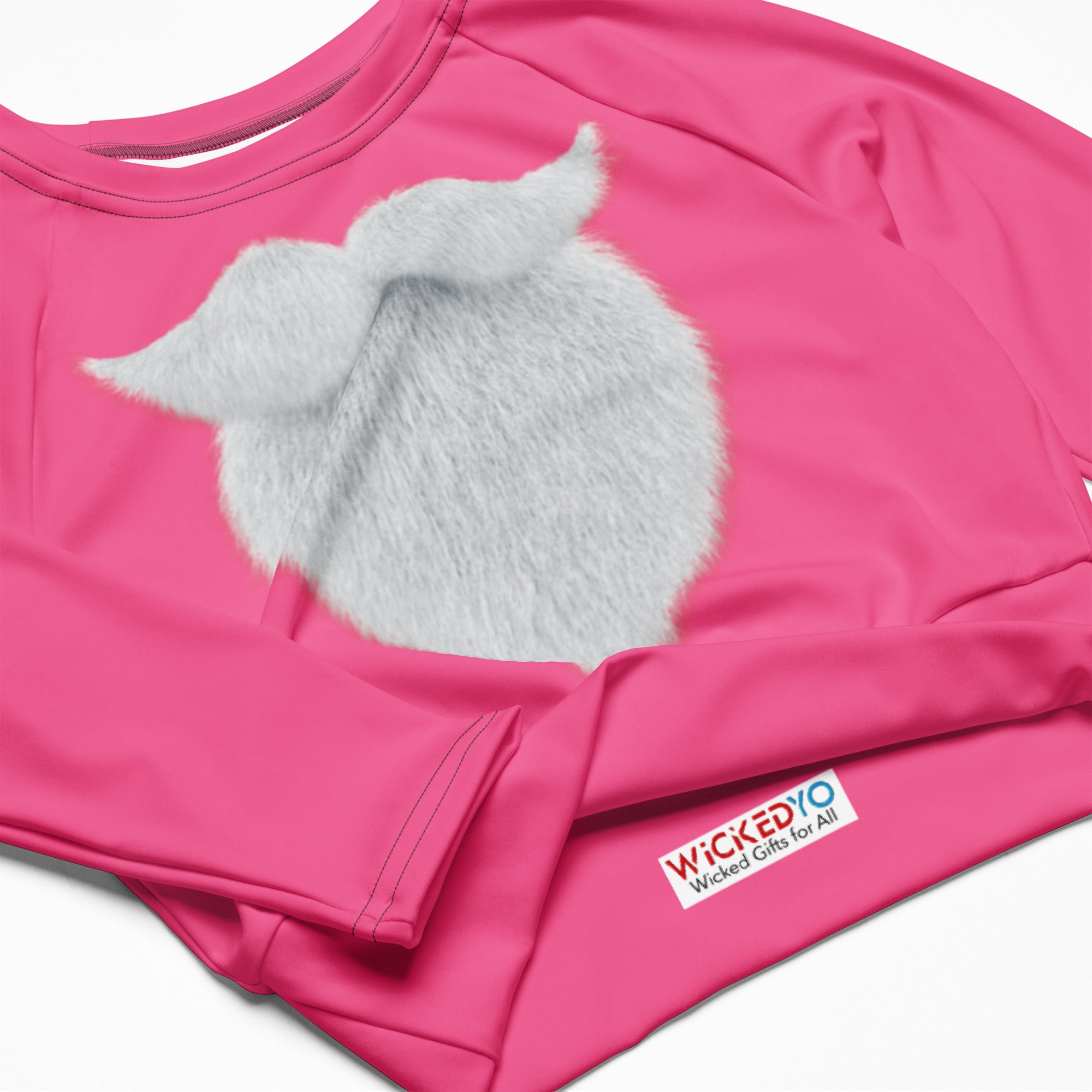 2024 Christmas Wear Cropped Top. Holiday Colors Partywear, Streetwear or Activewear. WickedYo.